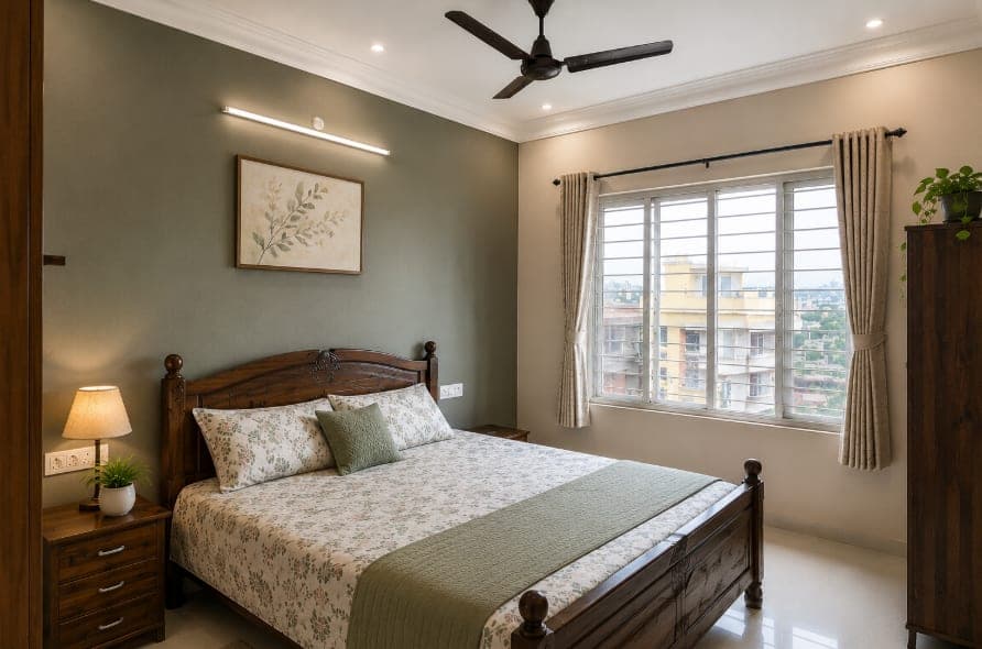 Elegant Master Bedroom Repainting